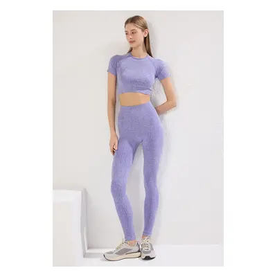 Trendyol Lilac Seamless Sport Harisnyanadrág