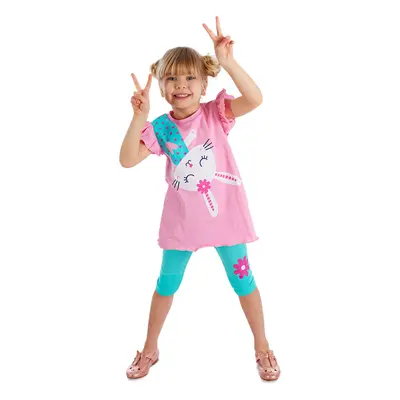 Denokids Surprise Rabbit Girl Child Tunic Leggings Suit