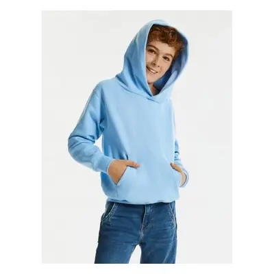 Błękitna bluza dziecięca z kapturem Hooded Sweatshirt Russell