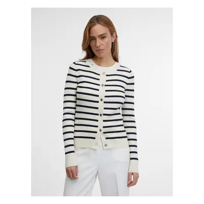 Orsay Creamy Women's Striped Cardigan - Women's