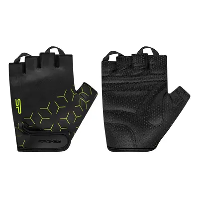 Spokey RIDE Men's cycling gloves, clear-yellow