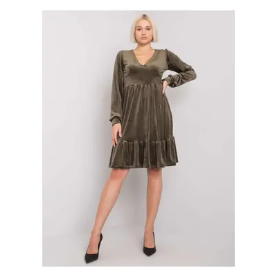 Dress-FA-SK-7530.84P-khaki