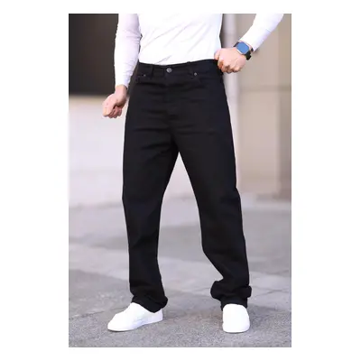 Trendyol Black 100% Cotton Men's Baggy Fit Jeans Trousers