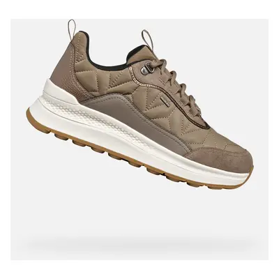 Beige women's sneakers Geox Spherica Actif X2 - Women's