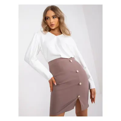 Skirt-LK-SD-508860.61P-dark beige