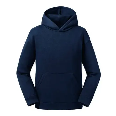 Navy blue children's hoodie Authentic Russell