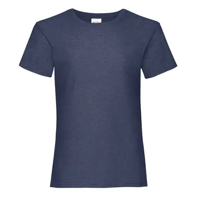 Navy Girls' T-shirt Valueweight Fruit of the Loom