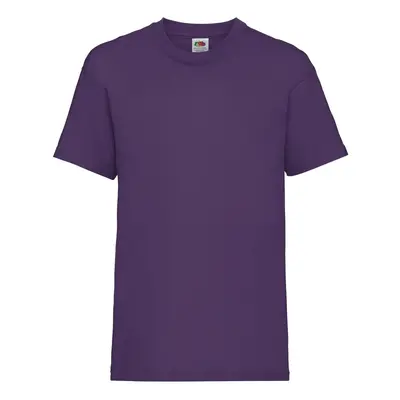 Purple Fruit of the Loom Cotton T-shirt