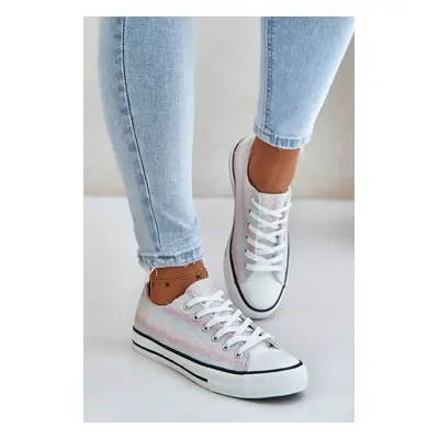 Women's sneakers decorated with sequins Multicolor Nolrina