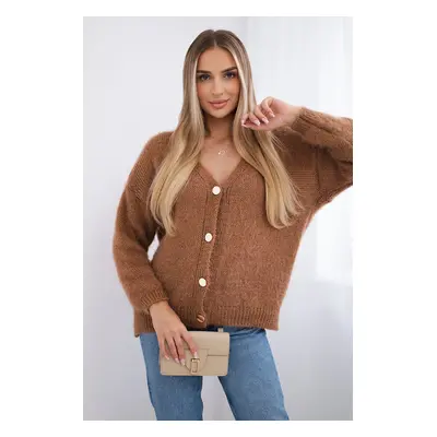 Kesi Włoski Button-down sweater brown