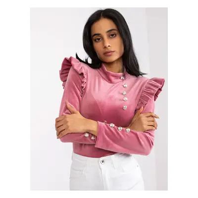 Blouse-DHJ-BZ-6533A.44P-dark pink