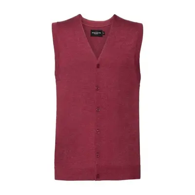 Men's Sleeveless Cardigan, Neckline V R719M 50/50 50% Cotton 50% Acrylic CottonBlend TM weave 27