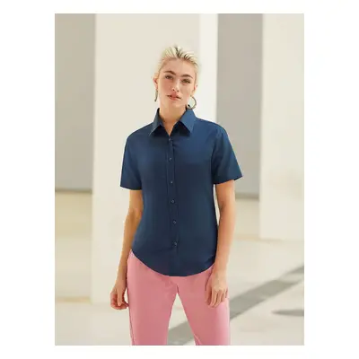 Navy blue classic shirt Oxford Fruit Of The Loom