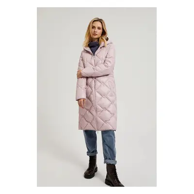 Women's quilted jacket MOODO - pink