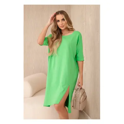 Oversize dress light green