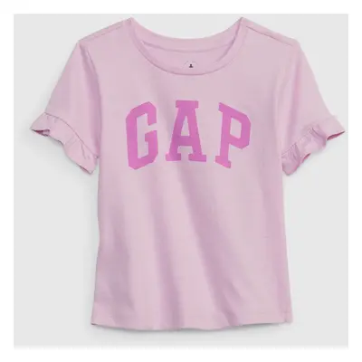 GAP Children's T-shirt with logo and ruffles - Girls