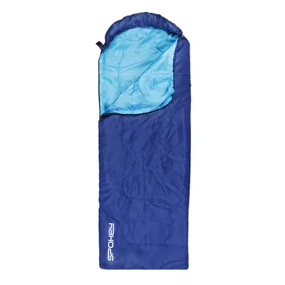 Spokey MONSOON Sleeping bag mumie/blanket, blue, right fastening