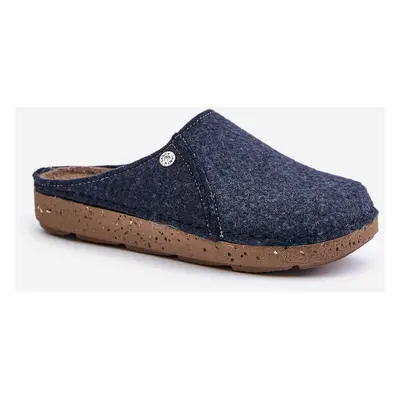 Men's home footwear slippers Inblu dark blue