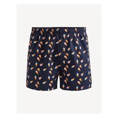 Celio Patterned Boxer Shorts Giwocream - Men's