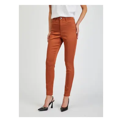 Orsay Brown Ladies Skinny Fit Pants Paul - Women