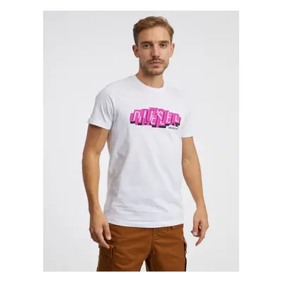 White Men's Diesel T-Shirt - Men's