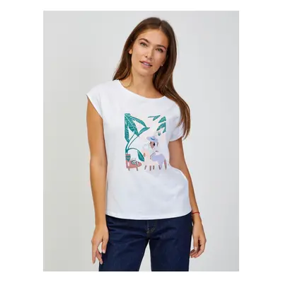 White Women's T-Shirt ORSAY - Women