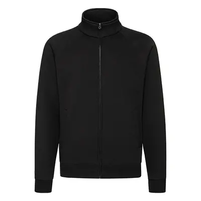 Black Men's Sweat Jacket Fruit of the Loom