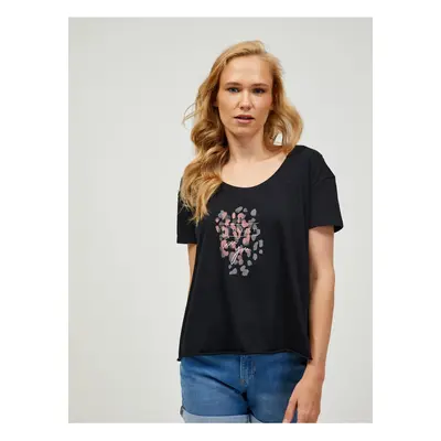 Black T-shirt ORSAY - Women