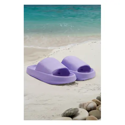 Trendyol Lilac Flatform Women's Pool Slippers