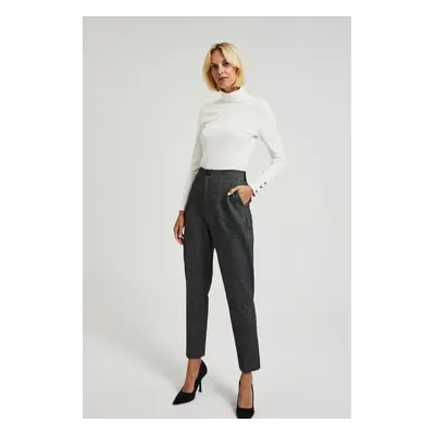 Women's cigarette pants MOODO - black