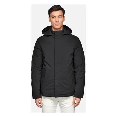 Black men's down jacket Geox Aurelio - Men