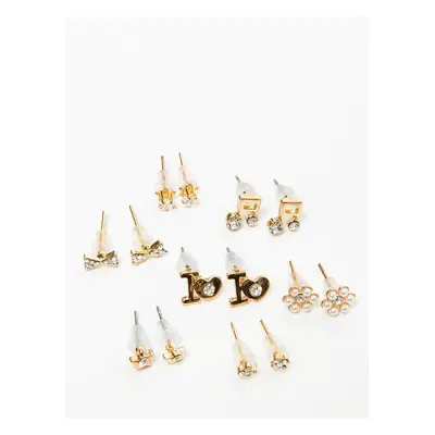 Gold earrings Yups dbi0448. R06