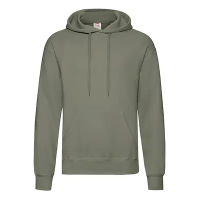 Oliwkowa bluza męska Hooded Sweat Fruit of the Loom