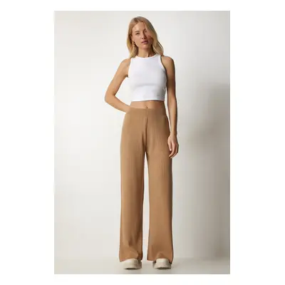 Happiness İstanbul Women's Biscuit Corduroy Sweater Pants