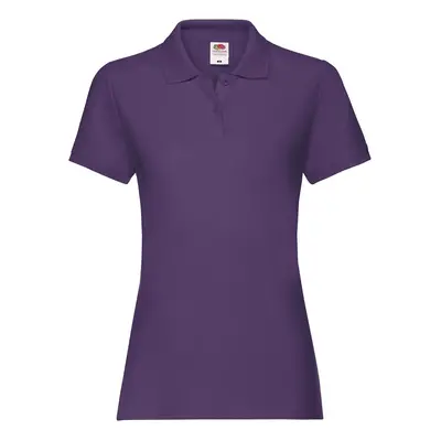 Purple Polo Fruit of the Loom