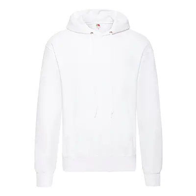 White men's sweatshirt Hooded Sweat Fruit of the Loom