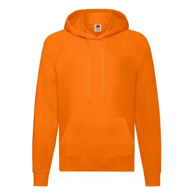 Orange Men's Hooded Sweat Sweat Fruit of the Loom