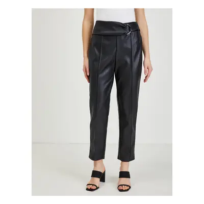 Black women's leatherette pants ORSAY - Ladies