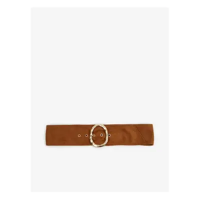 Brown women's belt in suede finish ORSAY - Women's