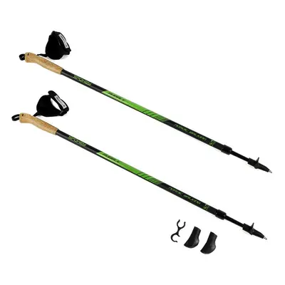 Happy Socks RUBBLE Nordic Walking Sticks, 2-piece, Antishock system, black-green