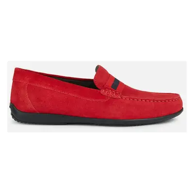 Red men's moccasins Geox Ascanio - Men's