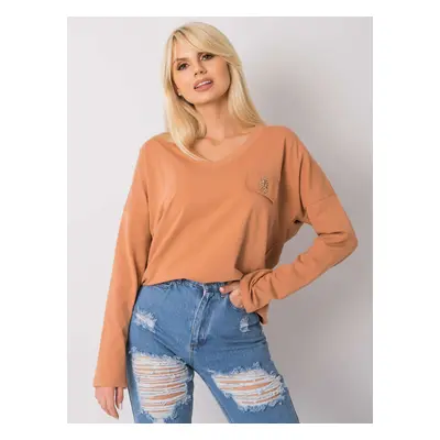 Blouse-FA-BZ-7384.29X-light brown