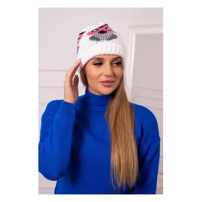 Women's cap Ofelia K349 white