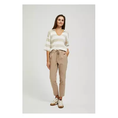 Women's beige trousers