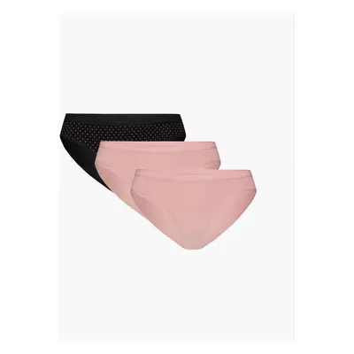 Women's Panties ATLANTIC 3Pack - black/pink