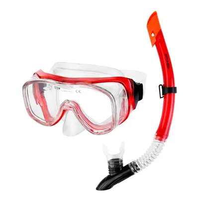 Spokey LUZON Panoramic snorkel set mask+snorkel