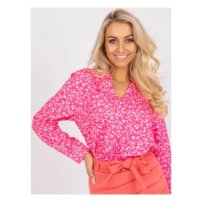 Blouse-DHJ-BZ-6825.56-pink