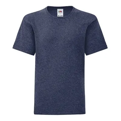 Navy blue children's t-shirt in combed cotton Fruit of the Loom