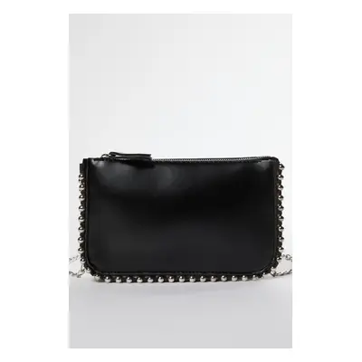 Trendyol Black Studded Crossbody Women's Wallet Bag