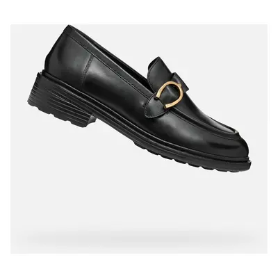 Black women's moccasins Geox Walk Pleasure - Women's